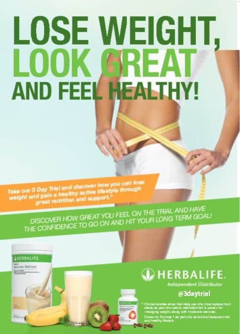 Take Our 3 Day Weight Loss Trial | Independent Herbalife Member